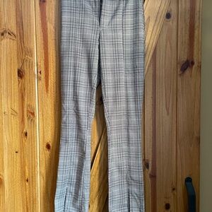 Abercrombie & Fitch Black and White Checkered Pants